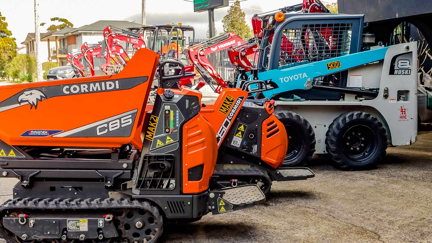lh hire excavator
